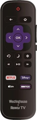 OEM Replacement Remote Control Compatible with Westinghouse HD Smart Roku TV with Wi-Fi Connectivity and Mobile App, Flat Screen TV Compatible with Apple Home Kit, Alexa and Google Assistant in Kuwait