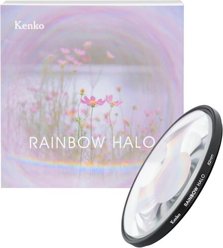 Kenko Prism Effect Filter Rainbow Halo φ82mm, Spiral-Like Bokeh Effect, and Light Ring Effect, a Soft case Included, Made of Glass, 738214 in Kuwait