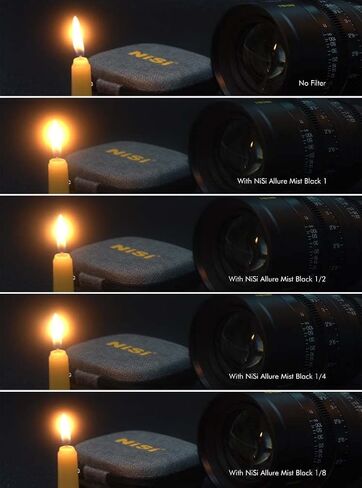 NiSi Cinema 4x5.65 Allure Mist Black 1/8 Stop - Matte Box Diffusion Filter in Kuwait