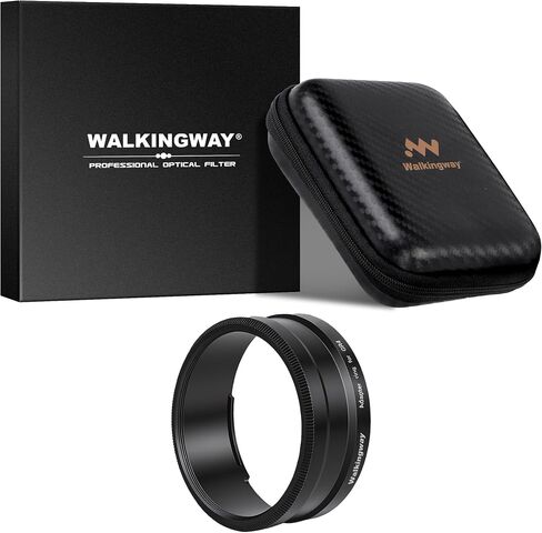 Walking Way 49mm Filter Adapter Ring for Ricoh GR3/GR3x, Aluminum in Kuwait