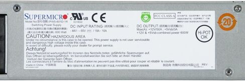 Supermicro 600W Redundant Power Supplies W Pmbus/PWS-601D-1R in Kuwait