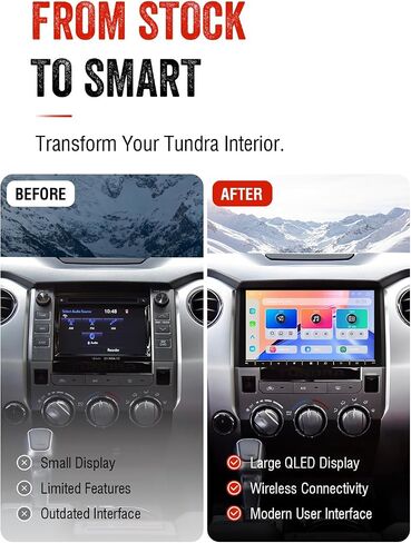 Dasaita 10.2" Car Radio for Toyota Tundra 2014-2021, Wireless CarPlay in Saudi Arabia