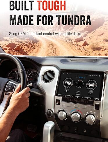 Dasaita 10.2" Car Radio for Toyota Tundra 2014-2021, Wireless CarPlay in Saudi Arabia
