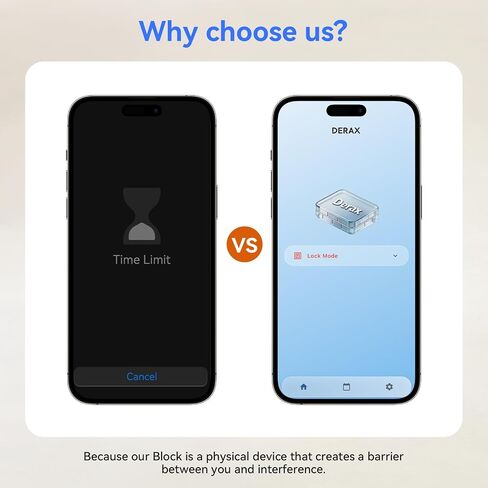 DERAX Phone Access Blocker – Subscription-Free, Portable Phone Lock for Reducing Screen Time, Boosting Productivity & Breaking Phone Addiction – Fits Any Bag or Pocket in Saudi Arabia