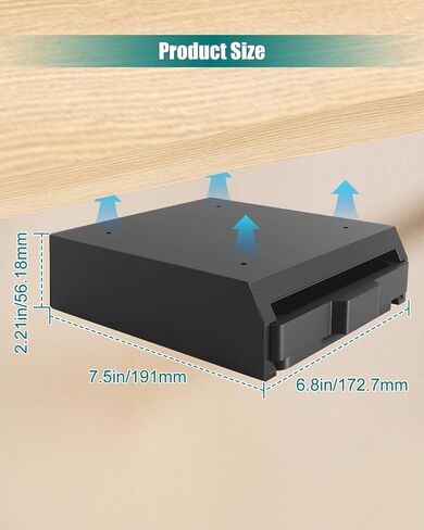 Under Desk Mount Compatible with Stream Deck Plus Studio Controller in Saudi Arabia