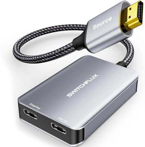 AR Glasses HDMI to USB C Adapter, 45W PD Play&Charge in Kuwait
