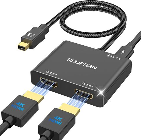 Mini DisplayPort to Dual HDMI Adapter 4K60Hz in Kuwait