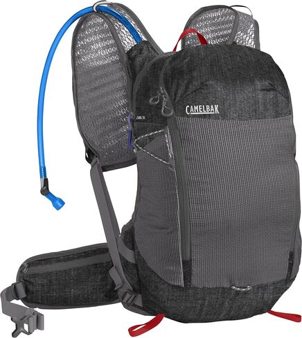 CamelBak Octane 25 Limited Edition Hydration Pack with 2L Fusion Hydration Bladder - Heather Grey/Racing Red in Kuwait