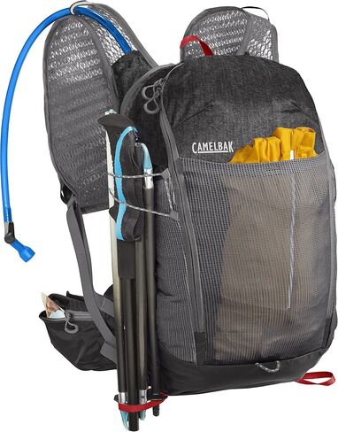 CamelBak Octane 25 Limited Edition Hydration Pack with 2L Fusion Hydration Bladder - Heather Grey/Racing Red in Kuwait