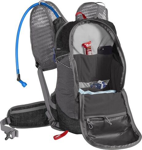 CamelBak Octane 25 Limited Edition Hydration Pack with 2L Fusion Hydration Bladder - Heather Grey/Racing Red in Kuwait