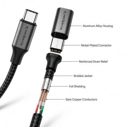 USB C to USB C 6FT, 60W Fast Charging Braided Cable [1 Pack] in Saudi Arabia