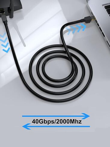 Dacrown Cat8 50ft & Cat8 100ft, Shielded, Heavy Duty High Speed Direct Burial 26AWG Network Wire, Outdoor&Indoor, 40Gbps 2000Mhz SFTP Patch Cord, RJ45 Cable for Router/Modem in Saudi Arabia