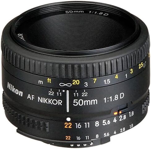Nikon AF FX NIKKOR 50mm f/1.8D Lens for Nikon DSLR Cameras in Saudi Arabia