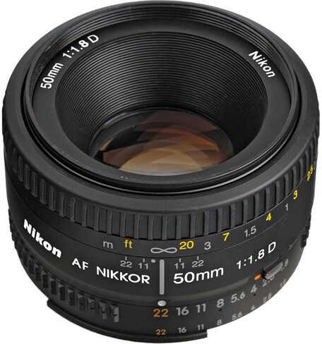 Nikon AF FX NIKKOR 50mm f/1.8D Lens for Nikon DSLR Cameras in Saudi Arabia