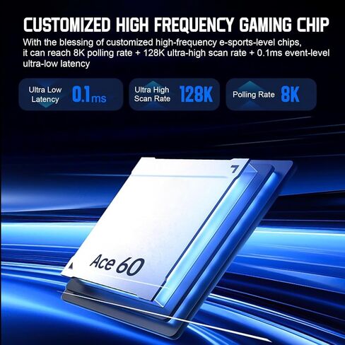MCHOSE ACE 60 PRO Wired Gaming Keyboard with Magnetic Switch, Rapid Trigger in Kuwait