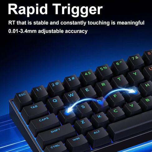 MCHOSE ACE 60 PRO Wired Gaming Keyboard with Magnetic Switch, Rapid Trigger in Kuwait