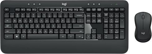 Logitech MK540 Advanced Wireless Keyboard and Mouse Combo for Windows, 2.4 GHz Unifying USB-Receiver, Multimedia Hotkeys, 3-Year Battery Life, for PC, Laptop, Pack of 4 in Kuwait