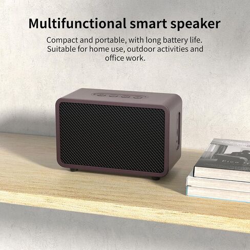 Bluetooth Speaker Portable Media Players Clear Loud Stereo Sound Deep Bass Wireless Speaker 20W Double Horn Retro Desktop speakers Wooden Small Speakers Long Playtime for Home/Party/Outdoor/Bedroom in Kuwait