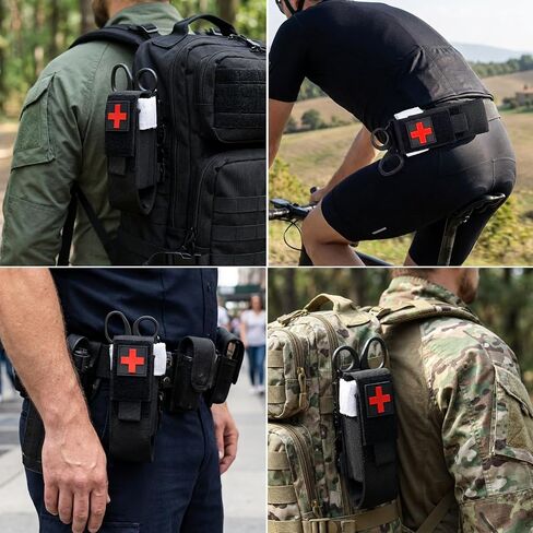 Molle Tourniquet Holder, Tactical TQ Trauma Tourniquets Scissors, Tactical TQ Pouch for Emergency Response in Kuwait