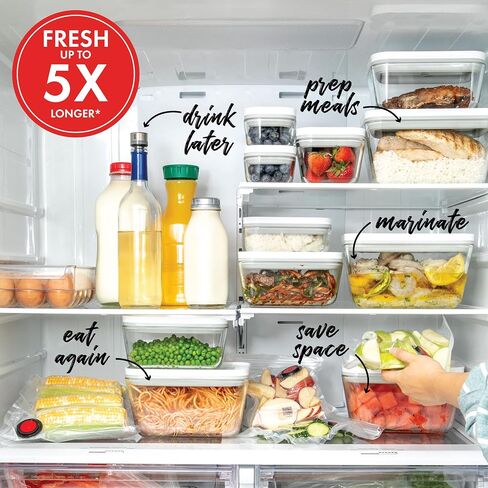 For food to stay fresh up to 5X longer, pump required (not included). in Kuwait