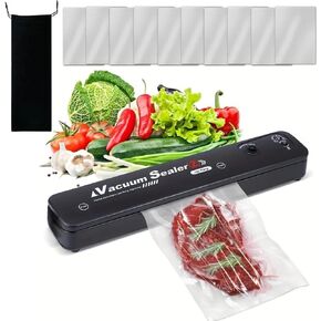 Food Vacuum Sealer Machine with 10-Pack 17x25cm Vacuum Bags in Kuwait