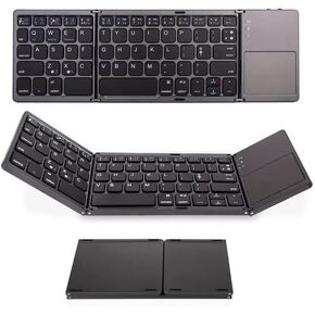 Generic case Compatible with Kyocera DuraForce Ultra 5G (E7110) (Color : Black Keyboard (Language English)) Mini Foldable Wireless Touchpad Keyboard (Language English) in Kuwait