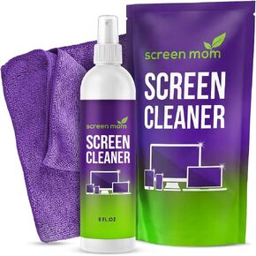 Screen Mom Screen Cleaner Spray 8oz & 2oz for TV, Car, Laptop and Computer in Saudi Arabia