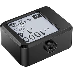 Cameras Light Meter, Light Meter Photography, with Large OLED Screen, Cold Shoe Mount, Rechargeable, for Vintage Film Photography(Black) in Saudi Arabia