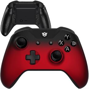 HEXGAMING ULTRA ONE Wireless Controller for Xbox Series X & S, for Xbox One, for Windows 7/8/10-4 Remap Back Buttons - Hair Triggers - Interchangeable Thumbsticks - 6 Profiles - Shadow Red in Kuwait