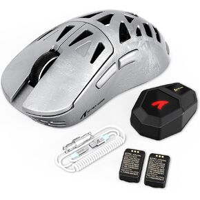 ATTACK SHARK RS6 Ultra Wireless Gaming Mouse, Carbon Fiber, 63g in Saudi Arabia