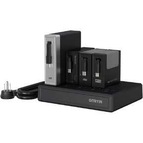 Gitryin Modular Laptop Charging Station, 140W, 65W, 2 * 40W Retractable Lightning, USB C Chargers, 1 Lightning, 1 USB A, 6 Type C Ports with Cooling Power Strip, 285W Charging Hub in Kuwait
