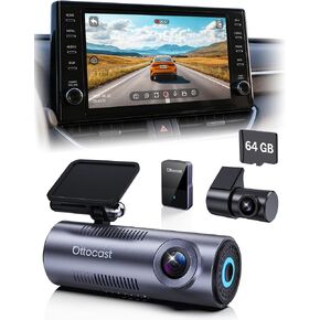 OTTOCAST OttoSafe Dash Cam Front and Rear with Wireless CarPlay Adapter in Kuwait