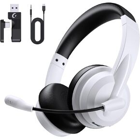 AOC Wireless Headset with Mic for Work, AI Noise Cancelling, Bluetooth in Kuwait