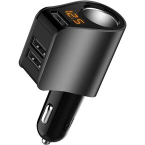 LIHAN 3 USB Car Charger,Fast Charging,Cigarette Lighter Adapter in Saudi Arabia