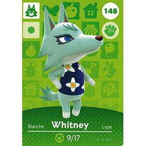 Nintendo Animal Crossing Happy Home Designer Amiibo Card Whitney 148/200 USA Version by Nintendo in Kuwait