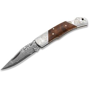 Magnum 01MB946DAM Damascus Duke Folding Knife with 2-1/2 in. Straight Edge Blade in Saudi Arabia