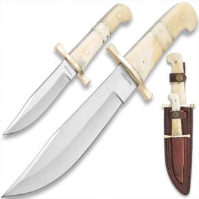 Timber Rattler 2-Piece Bowie Knife Set | Stainless Steel Blades in Kuwait