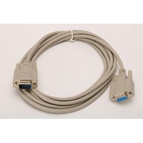 Wirenest® 10FT DB9 Male to Female Serial Extension Cable – RS232 Straight-Through Cable, Molded Connectors, Fully Shielded, Reliable Data Transfer for Modems, Routers, CNC, and Industrial Equipment in Saudi Arabia
