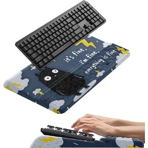 Ergonomic Keyboard Stand with Cute Monster Memory Foam Wrist Rest in Kuwait