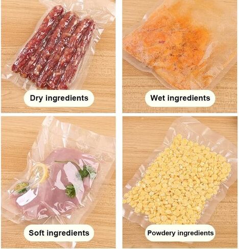 Food Vacuum Sealer Machine with 10-Pack 17x25cm Vacuum Bags in Kuwait