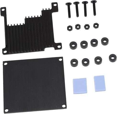 Aluminum Alloy Passive Cooling Development Board Protective Case for Orange Pi 3 WiFi/BT Signal Stable Connection Suitable for Tech Enthusiasts in Kuwait