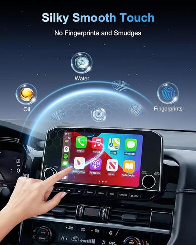 (2PCS) 2022-2025 Pathfinder Screen Protector For Nissan Pathfinder (SL/Platinum) 9Inch Touchscreen, 2025 Pathfinder Accessories HD Transparent Infortainment Nano Film NO Fingerprint&Scratches [Not for Pathfinder 8Inch] in Kuwait