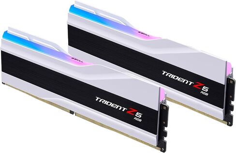 G.SKILL Trident Z5 RGB Series DDR5 RAM (Intel XMP 3.0) 32GB (2x16GB) Up to 6400MT/s CL32-39-39-102 1.40V Desktop Computer Memory U-DIMM - Matte Black (F5-6400J3239G16GA2-TZ5RK) in Kuwait