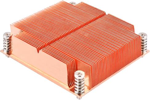 SilverStone Technology 1U Passive Cooling 26mm Tall Copper Server CPU Cooler LGA 2011/2066 SST-XE01-2011 Cooling SST-XE01-2011 in Kuwait