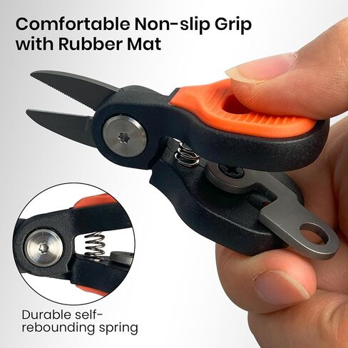 Pristis Fishing Line Cutter with Zinger Retractor, for Saltwater Freshwater in Kuwait
