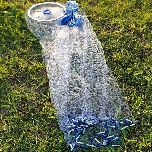 Fishing Net Cast Net with Aluminum Ring Saltwater Fish Trap in Saudi Arabia