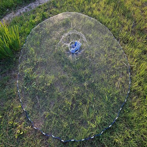 Fishing Net Cast Net with Aluminum Ring Saltwater Fish Trap in Saudi Arabia
