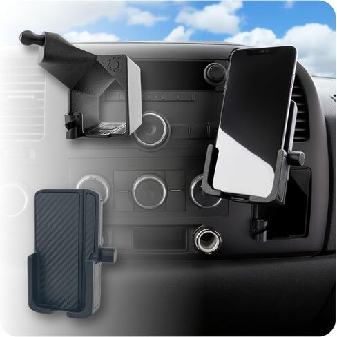 Phone Holder for Chevy Avalanche, Silverado WT/LT/LS 1500/2500 / 3500, GMC Sierra 1500/2500 / 3500. 2007-2014, Custom Mount for Chevrolet Truck, SUV (WT/LT/LTS) in Kuwait