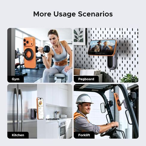 UGREEN Magnetic Phone Holder for Gym, Dual-Sided Magnets Mount in Kuwait