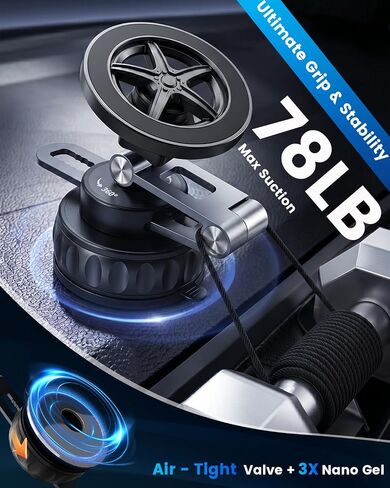 frani Magnetic Vacuum Car Phone Holder in Kuwait